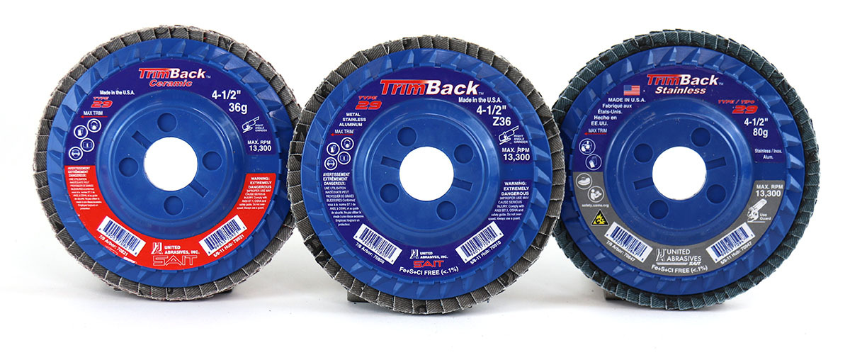 United Abrasives TrimBack Flap Discs